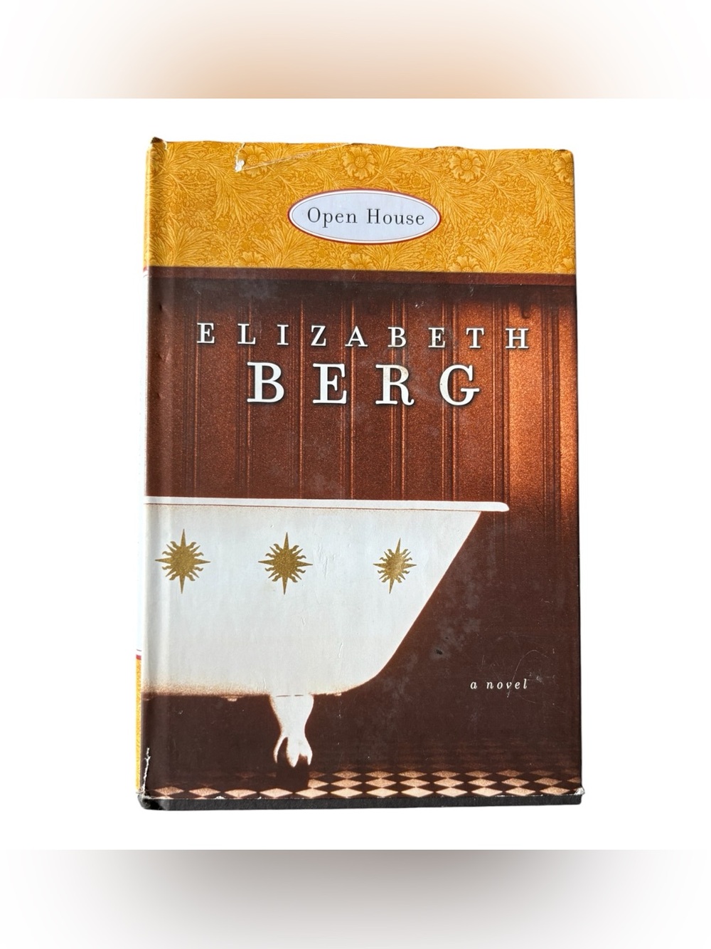 3/$20 "Open House" Hardcover Novel - Brown & Gold